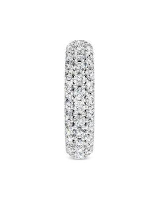 Bloomingdale's Fine Collection Diamond Pave Eternity Band in 14K White Gold, 3.0 tcw