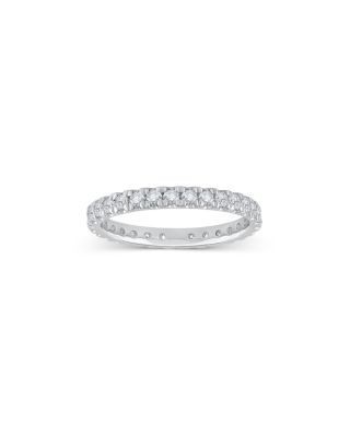 Bloomingdale's Fine Collection Diamond Pave Set Eternity Ring in 14K Gold, 1.0 tcw