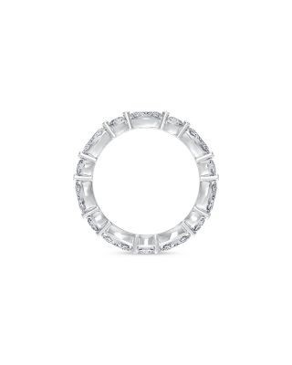 Bloomingdale's Fine Collection Diamond Mixed Cut Eternity Ring in 14K White Gold, 2.0 tcw