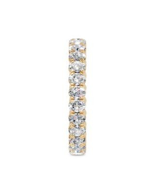 Bloomingdale's Fine Collection Diamond Oval Cut Eternity Ring in 14K Yellow Gold, 2.0 tcw