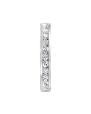 Bloomingdale's Fine Collection Diamond Channel Set Eternity Ring in 14K White Gold, 1.0 tcw