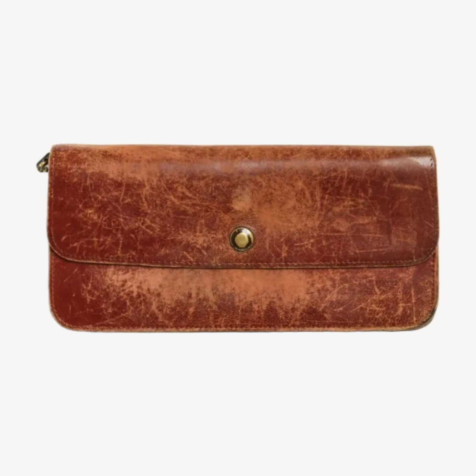 70s Leather Trucker Wallet - #1