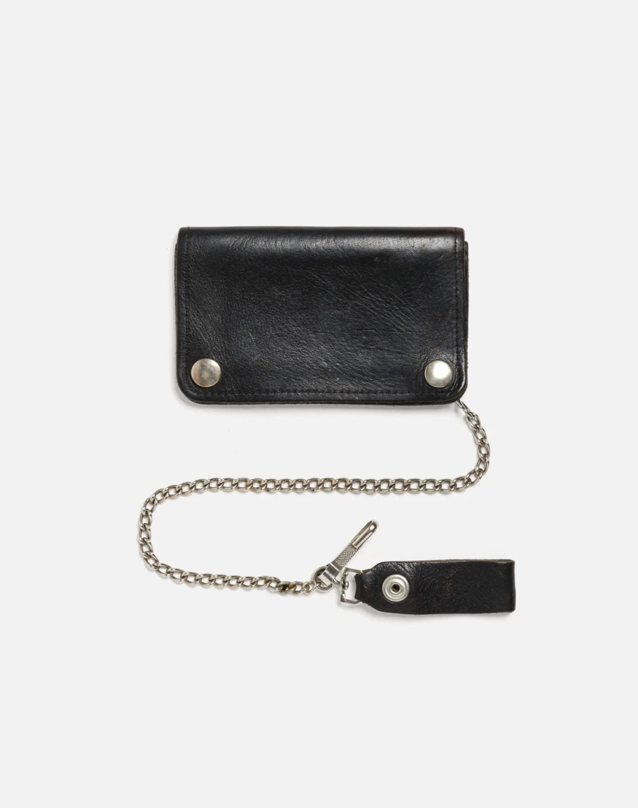 60s Leather Trucker Chain Wallet - #2