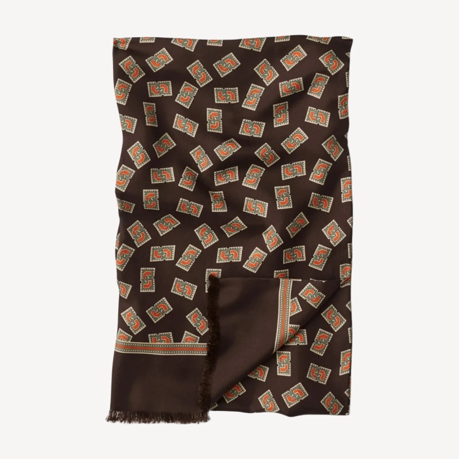 Erik's Stamp Italian Silk Scarf