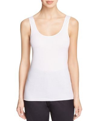 Hanro Cotton Seamless Scoop Neck Tank