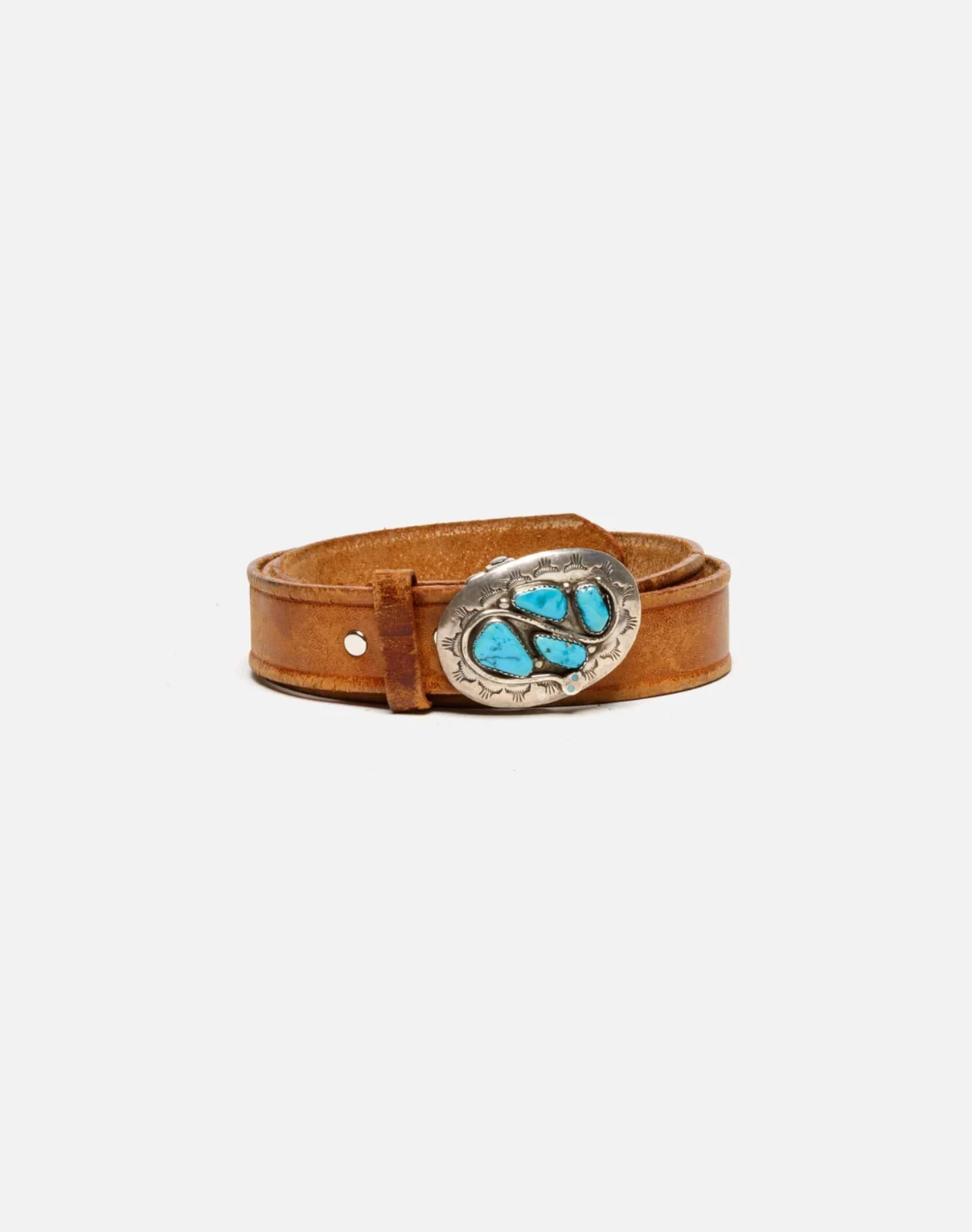 RE/DONE Vintage | 50s Turquoise Sterling Snake Belt