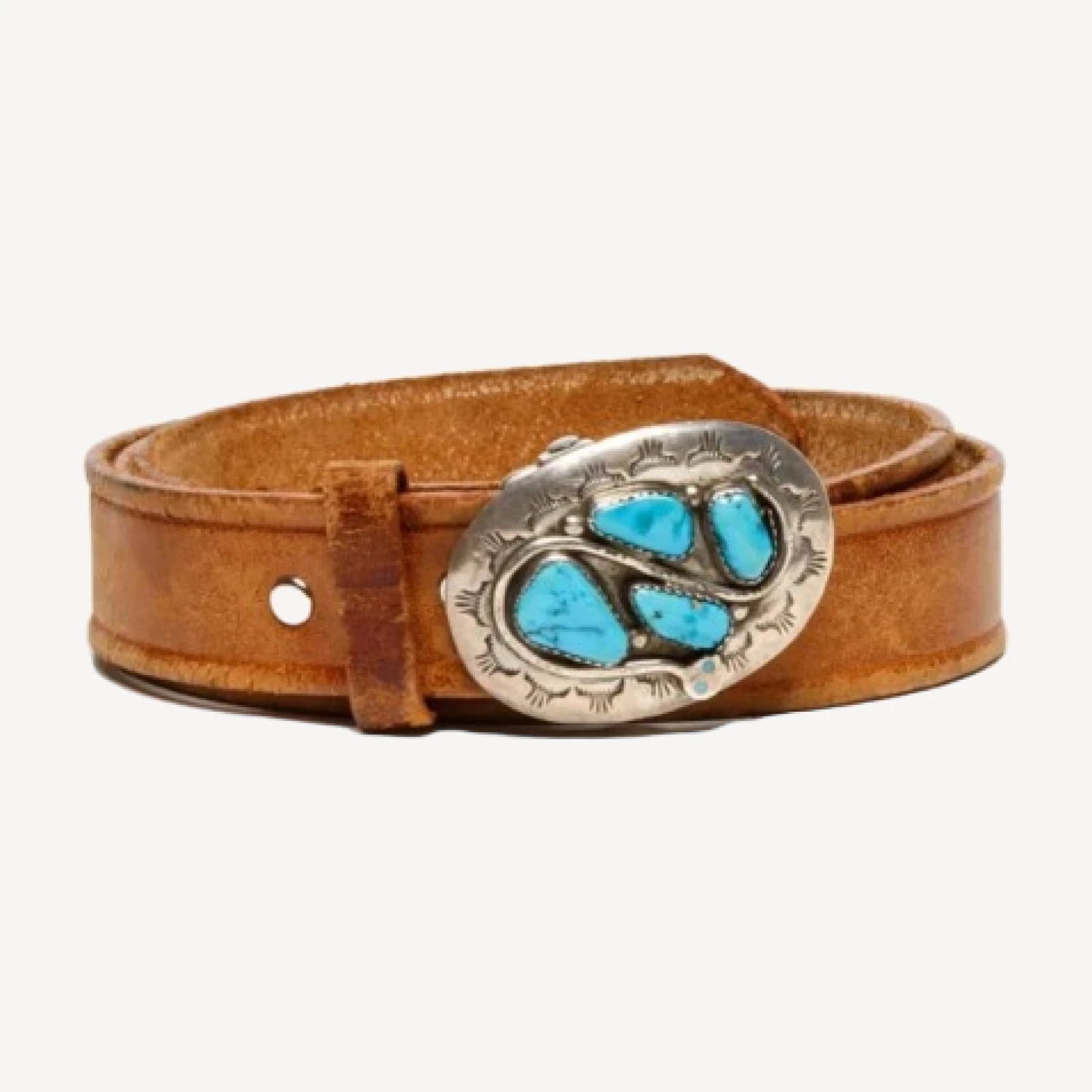 RE/DONE Vintage | 50s Turquoise Sterling Snake Belt