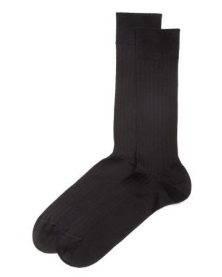The Men's Store at Bloomingdale's Ribbed Cotton Blend Socks - Exclusive