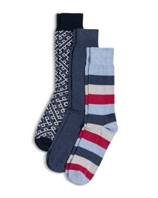 The Men's Store at Bloomingdale's Cotton Blend Crew Socks, Pack of 3 - Exclusive