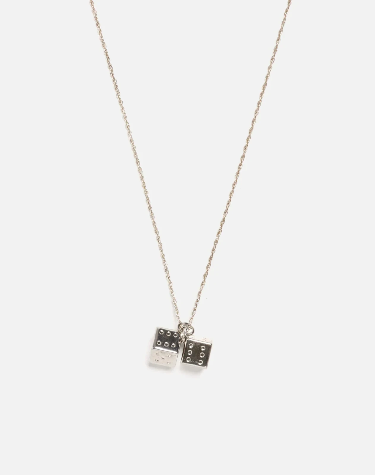 RE/DONE Vintage | 60s Sterling Dice Necklace