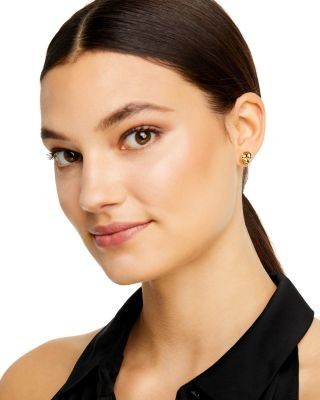 Bloomingdale's Fine Collection Love Knot Stud Earrings in 14K Yellow Gold