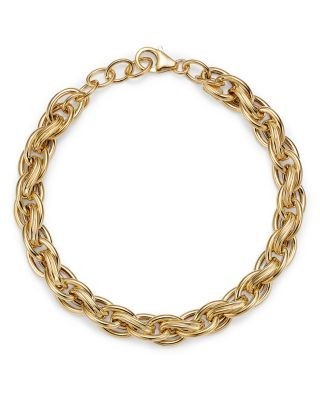 Bloomingdale's Fine Collection Fancy Link Chain Bracelet in 14K Yellow Gold