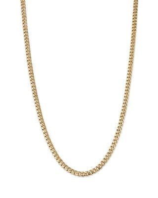 Bloomingdale's Fine Collection Men's Miami Cuban Link Chain Necklace in 14K Yellow Gold, 22