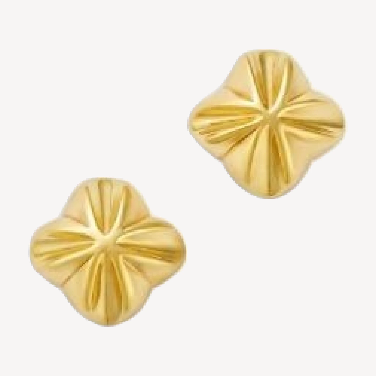 Bloomingdale's Fine Collection Flower Button Stud Earrings in 14K Yellow Gold