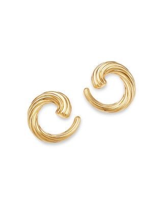 Bloomingdale's Fine Collection Coil Statement Earrings in 14K Yellow Gold