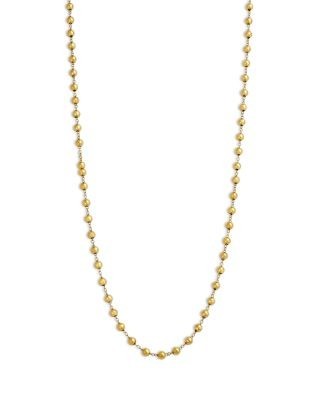 Bloomingdale's Fine Collection Bead Link Chain Necklace in 14K Yellow Gold, 18