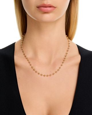 Bloomingdale's Fine Collection Bead Link Chain Necklace in 14K Yellow Gold, 18