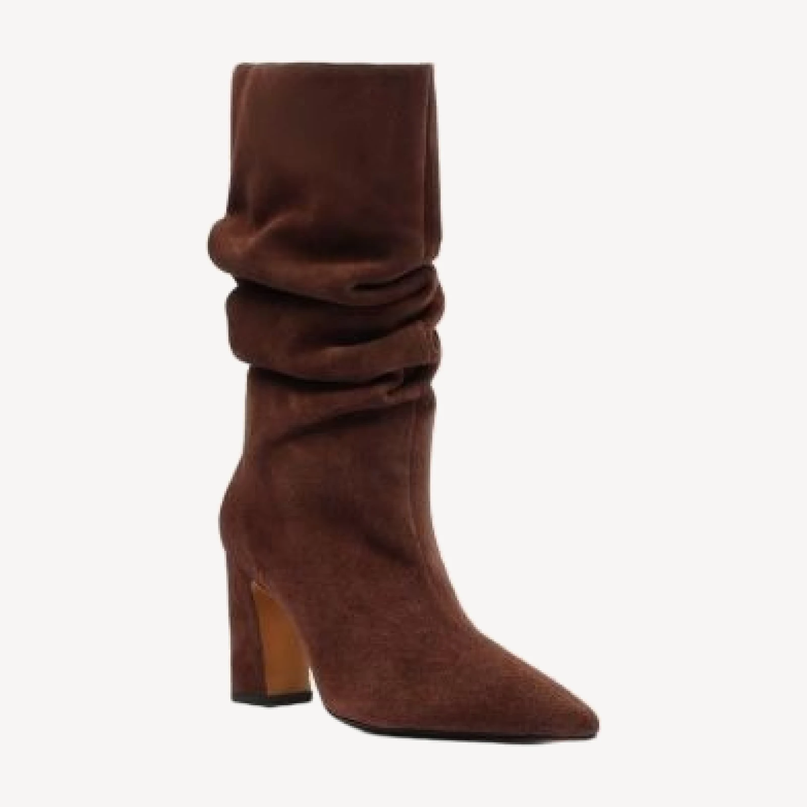 Schutz Women's Harriet Slouchy Suede Mid Calf Boots