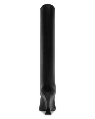 Schutz Women's Siena Leather Sculpted Heel Knee High Boots