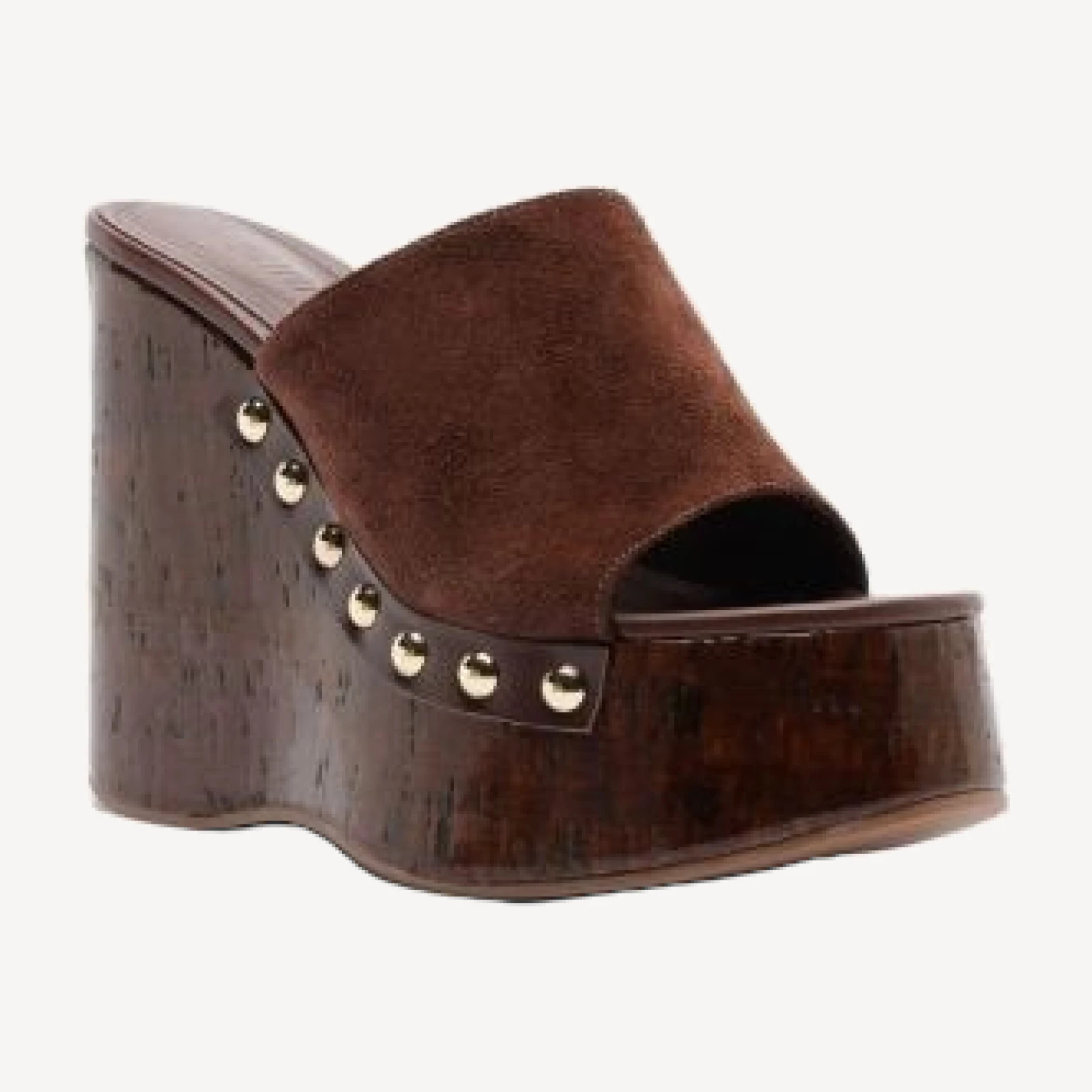 Schutz Women's Dalle Studs Suede Platform Sandals