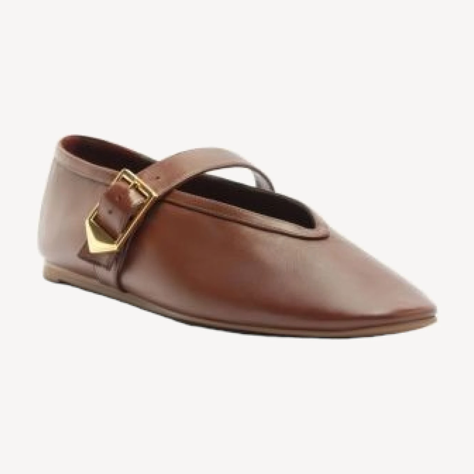 Schutz Women's Vick Buckled Mary Jane Flats