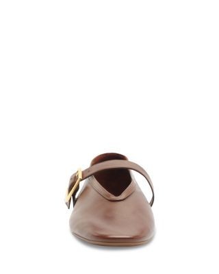 Schutz Women's Vick Buckled Mary Jane Flats