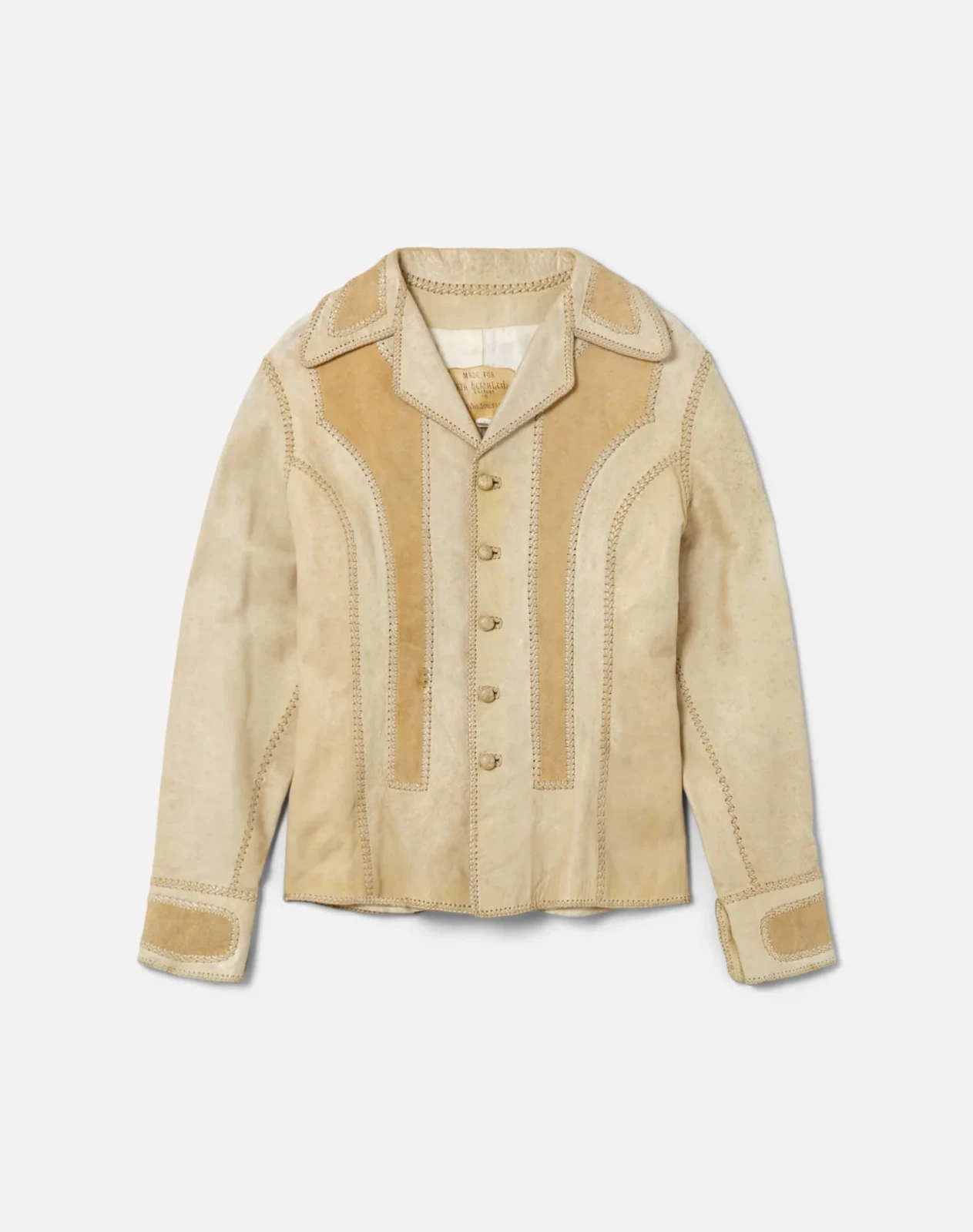 RE/DONE Vintage | 70s North Beach Leather Whipstitch Jacket