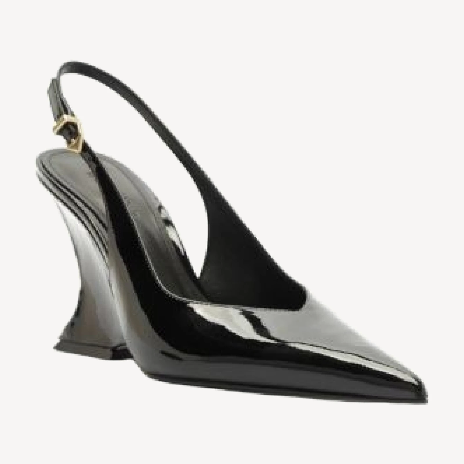 Schutz Women's Siena Patent Buckled Slingback Pumps