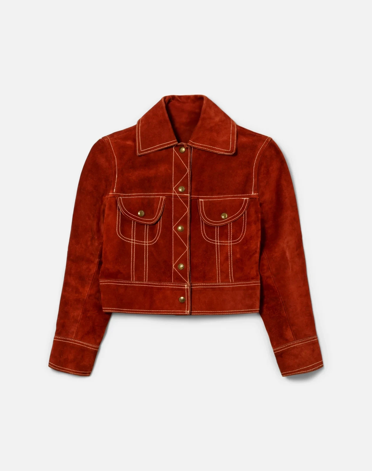 RE/DONE Vintage | 70s Suede Crop Jacket