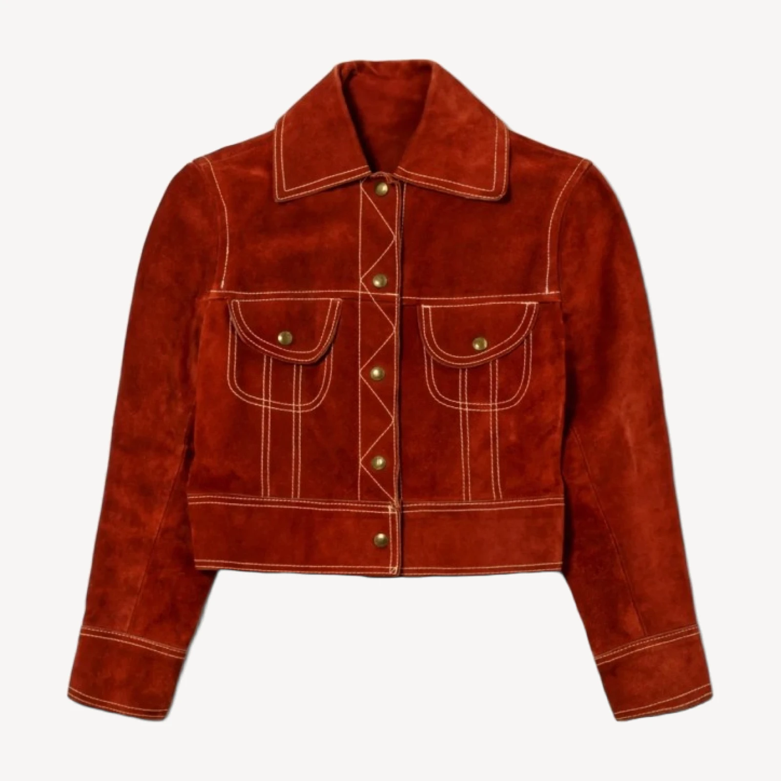 RE/DONE Vintage | 70s Suede Crop Jacket
