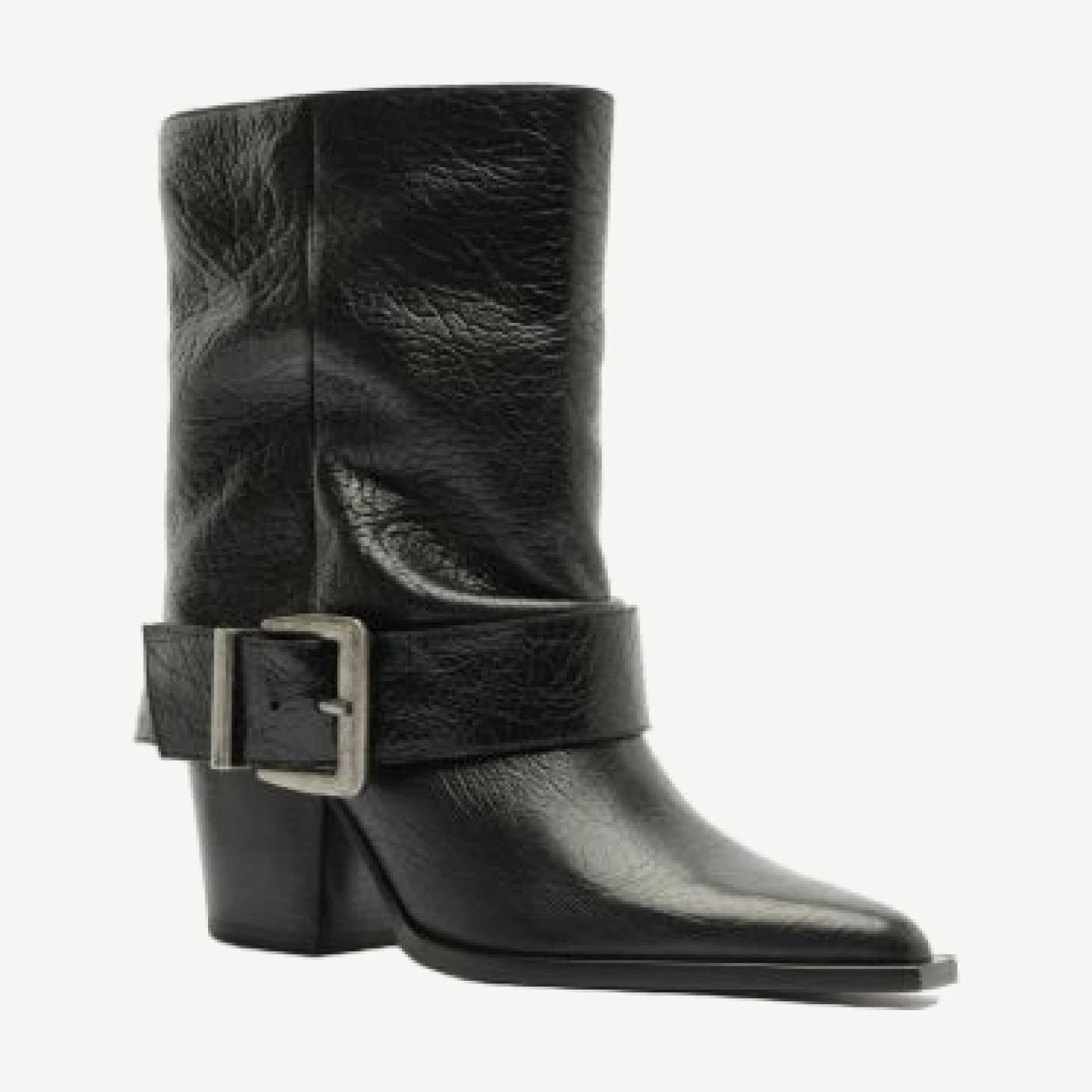 Schutz Women's Parker Leather Moto Boots