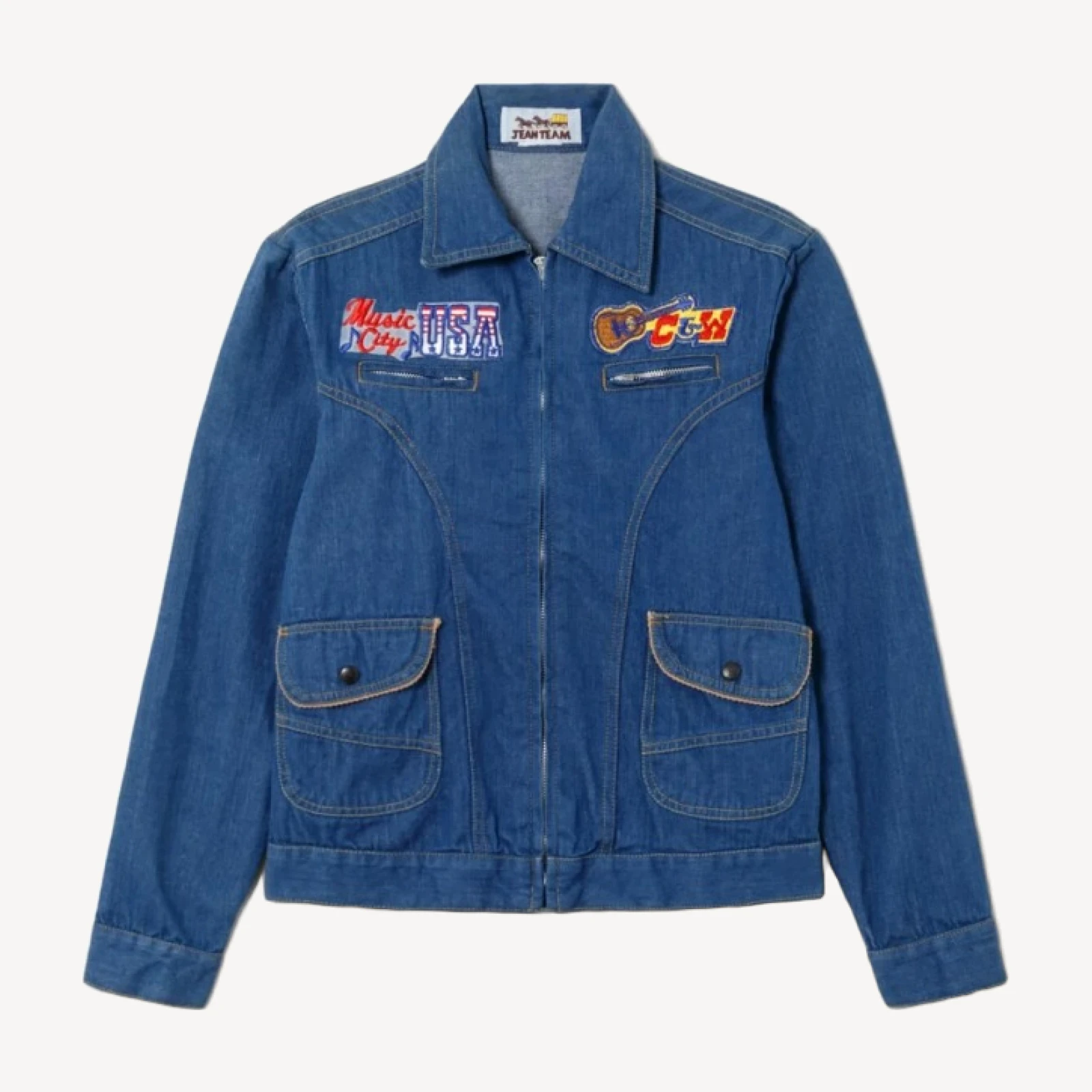 RE/DONE Vintage | 70s Music City Denim Jacket
