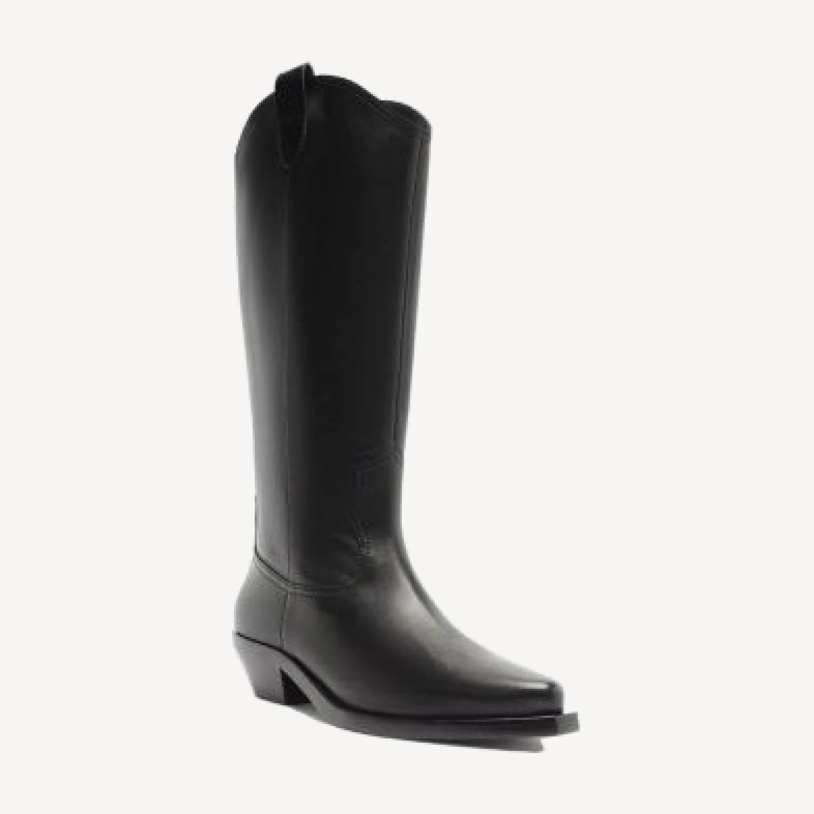 Schutz Women's Nash Up Wide Calf Leather Western Boots