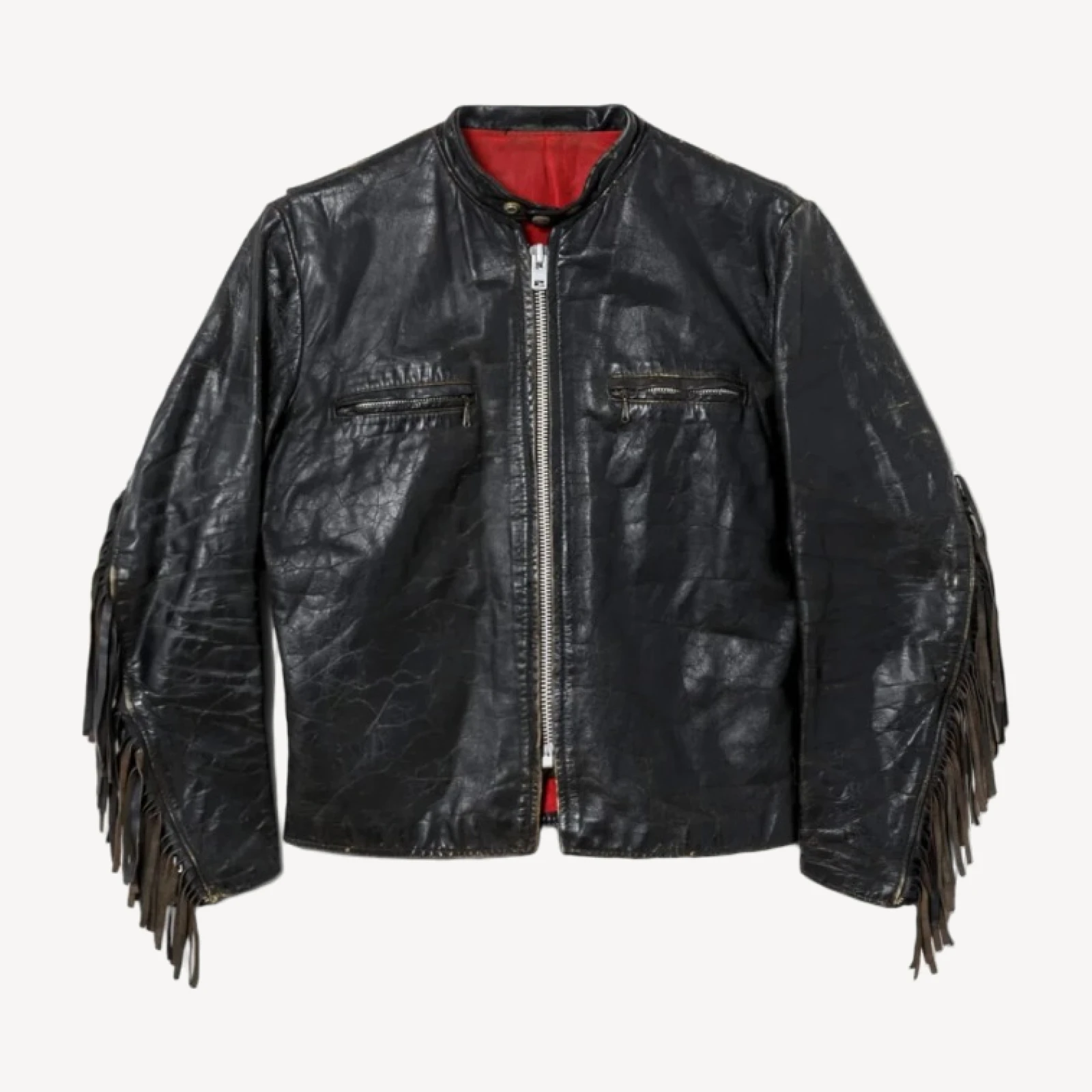 RE/DONE Vintage | 60s Harley Leather Fringe Jacket