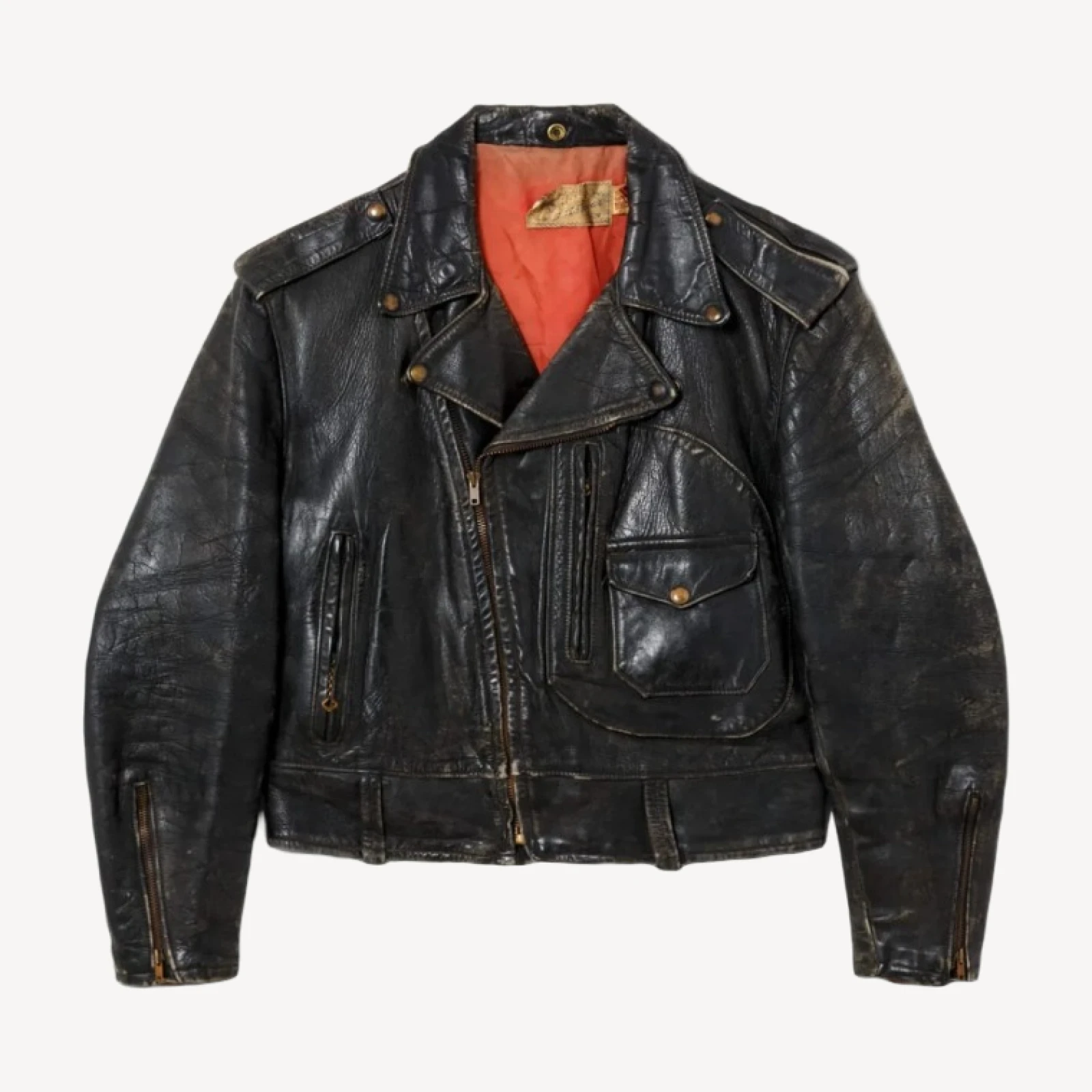 RE/DONE Vintage | 50s Leather Moto Jacket