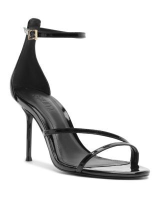 Schutz Women's Tessa Patent Leather Ankle Strap Sandals