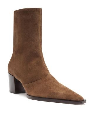 Schutz Women's Raffaela Suede Mid Calf Boots