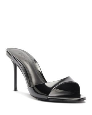 Schutz Women's Sally Patent Leather Stiletto Sandals
