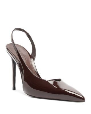 Schutz Women's Alessia Patent Leather Slingback Pumps