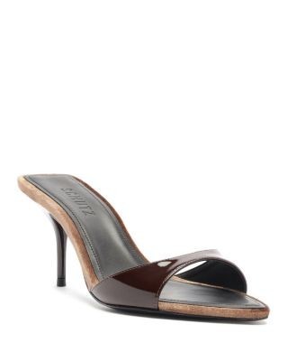Schutz Women's Elodie Patent Leather Stiletto Sandals