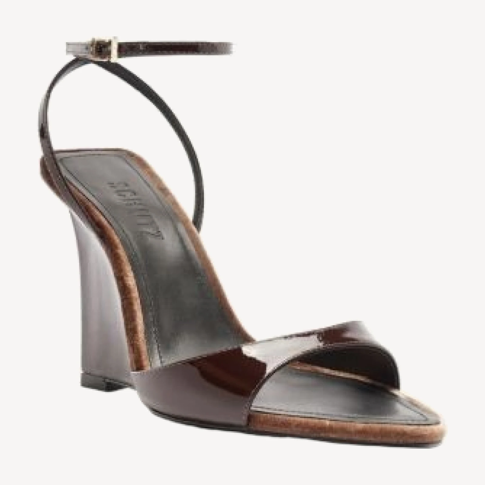 Schutz Women's Elodie Patent Leather Wedge Sandals