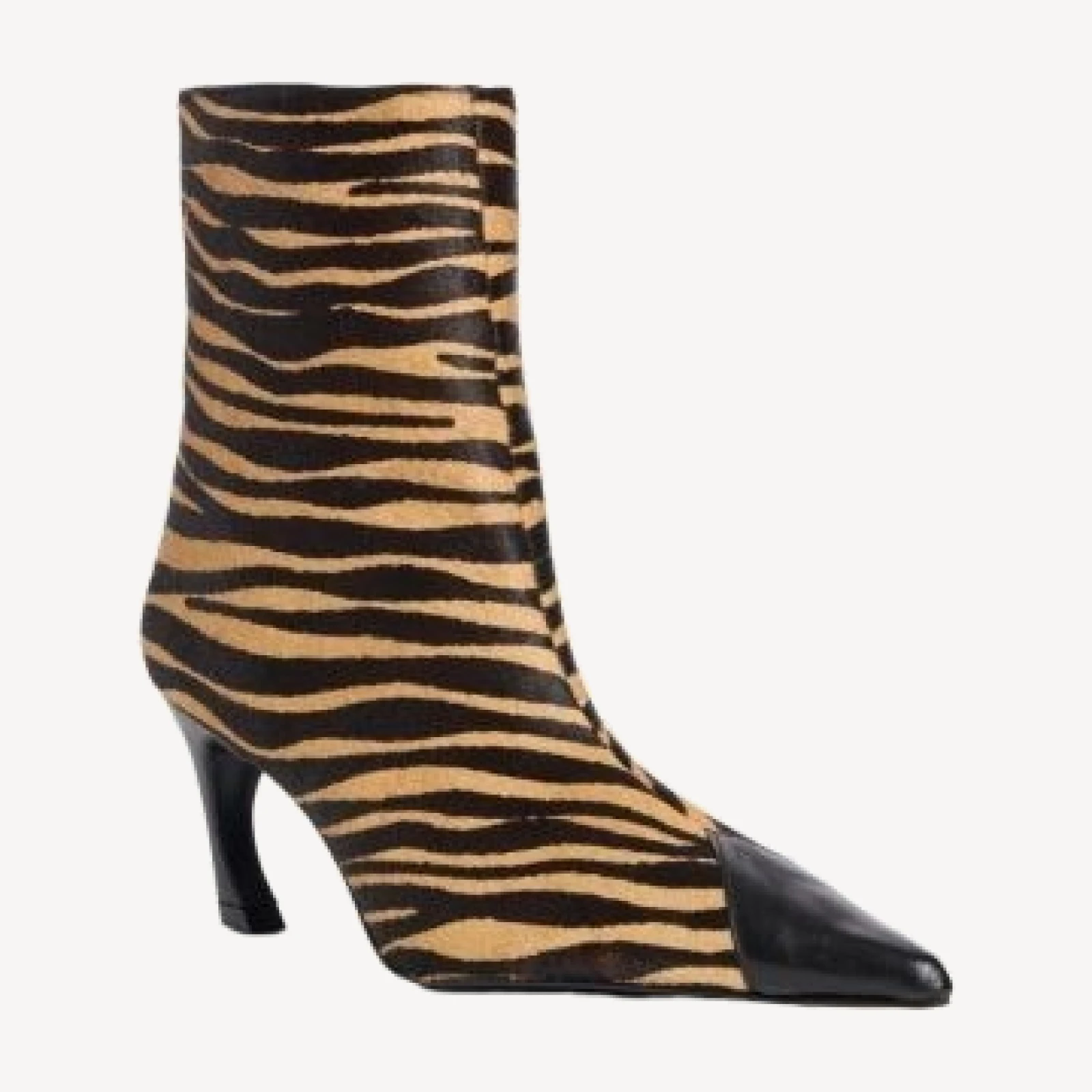 Schutz Women's Lexi Calf Hair Cap Toe Ankle Boots