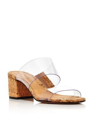 Schutz Women's Victorie Block Heel Slide Sandals