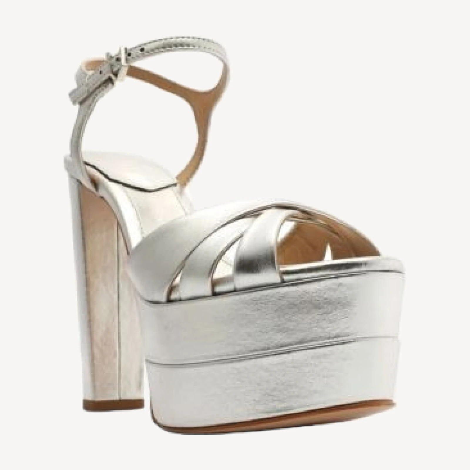 Schutz Women's Keefa High Crossover High Heel Platform Sandals