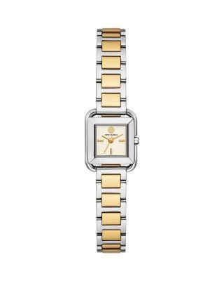 Tory Burch The Small Kira Square Stainless Steel Watch, 18mm x 18mm