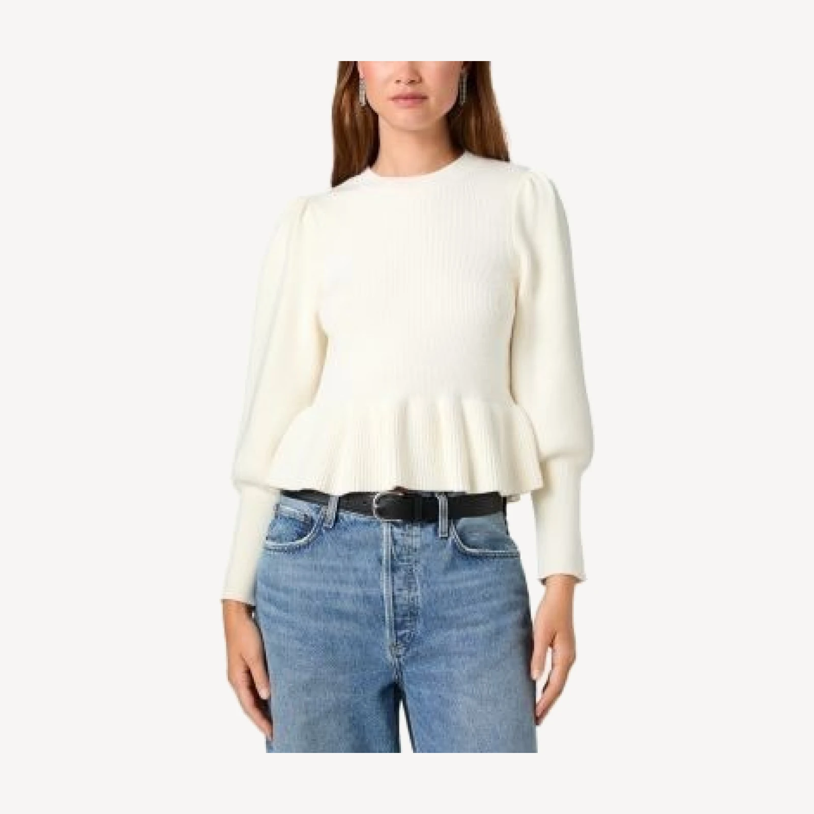 French Connection Sloane Peplum Sweater
