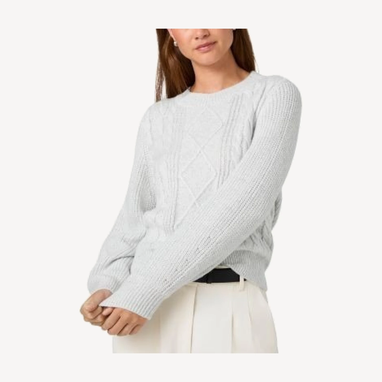 French Connection Micro Sequin Crewneck Sweater