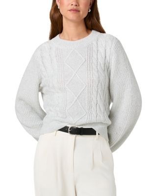 French Connection Micro Sequin Crewneck Sweater