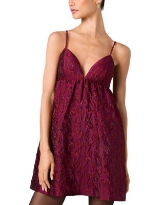 French Connection Anaya Floral Jacquard Mini Dress