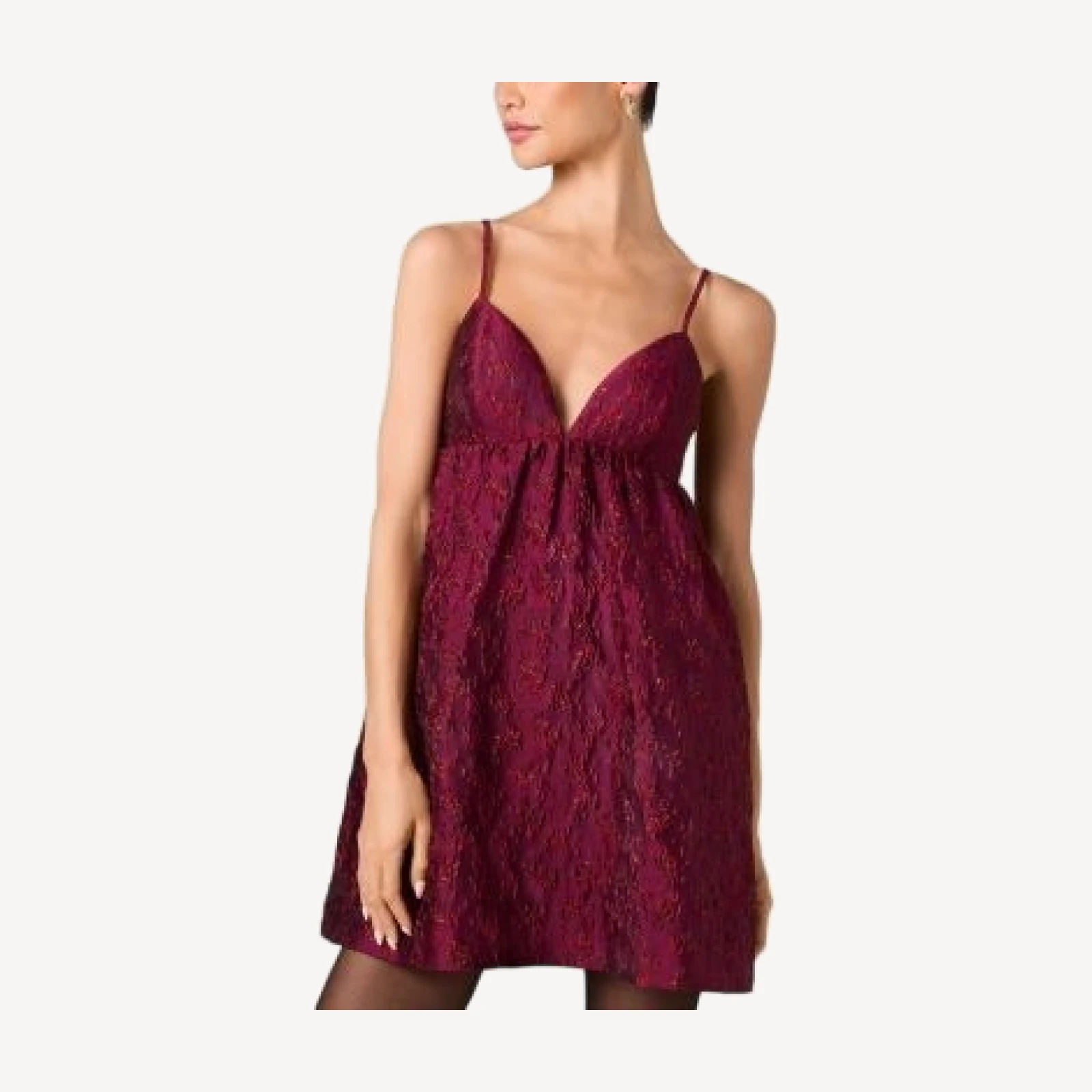 French Connection Anaya Floral Jacquard Mini Dress